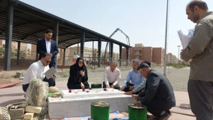 بازدید مدیر کل دفتر امور فنی و نظارت بر طرح‌های عمرانی دانشگاه ملی مهارت، از واحد استانی قم 3