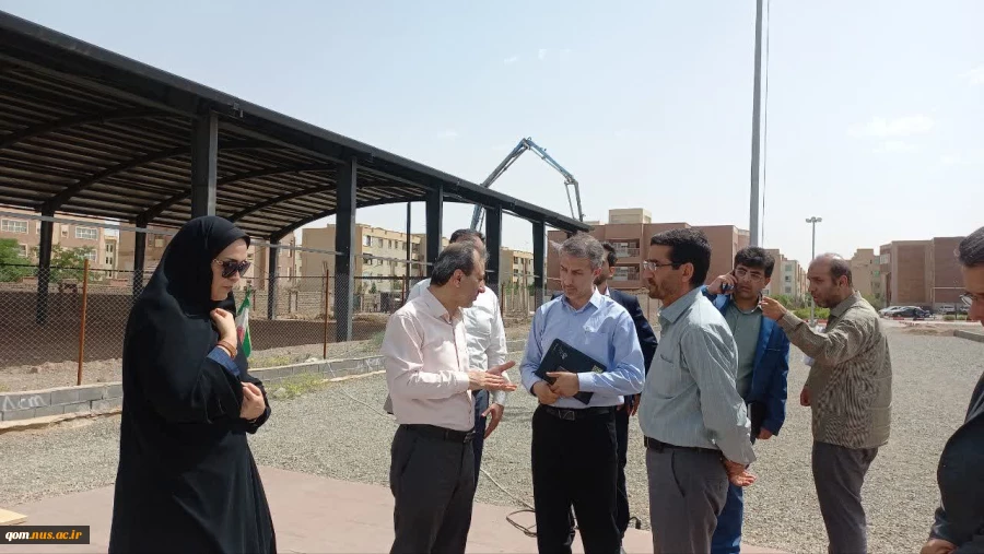 بازدید مدیر کل دفتر امور فنی و نظارت بر طرح‌های عمرانی دانشگاه ملی مهارت، از واحد استانی قم 11