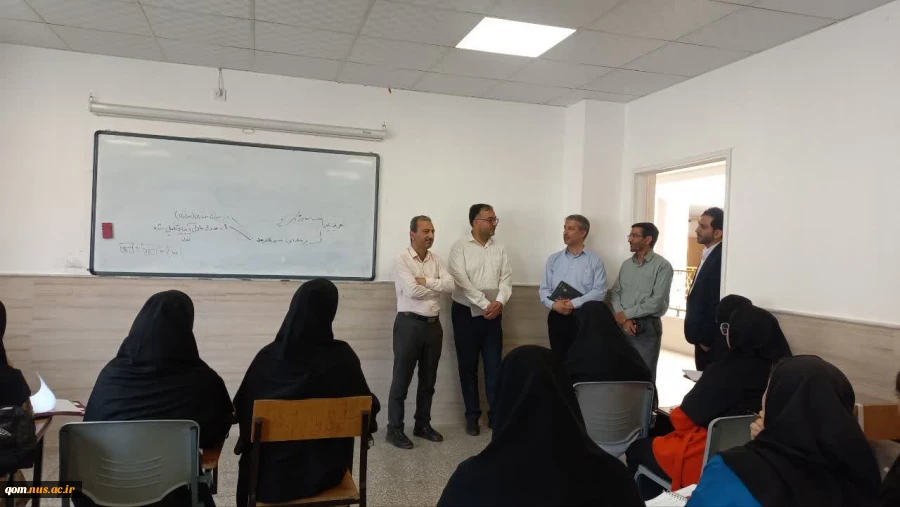 بازدید مدیر کل دفتر امور فنی و نظارت بر طرح‌های عمرانی دانشگاه ملی مهارت از واحد استانی قم 2