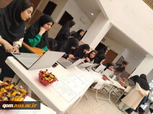 برگزاری اولین نمایشگاه پروژه های دانشجویی رشته کامپیوتر ، دانشگاه ملی مهارت واحد استانی قم- مرکز دختران 3