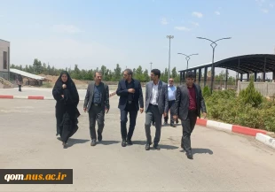 بازدید  مدیرعامل شرکت شهرک‌های صنعتی و معاون صنایع کوچک استان از دانشگاه ملی مهارت واحد استانی قم 2