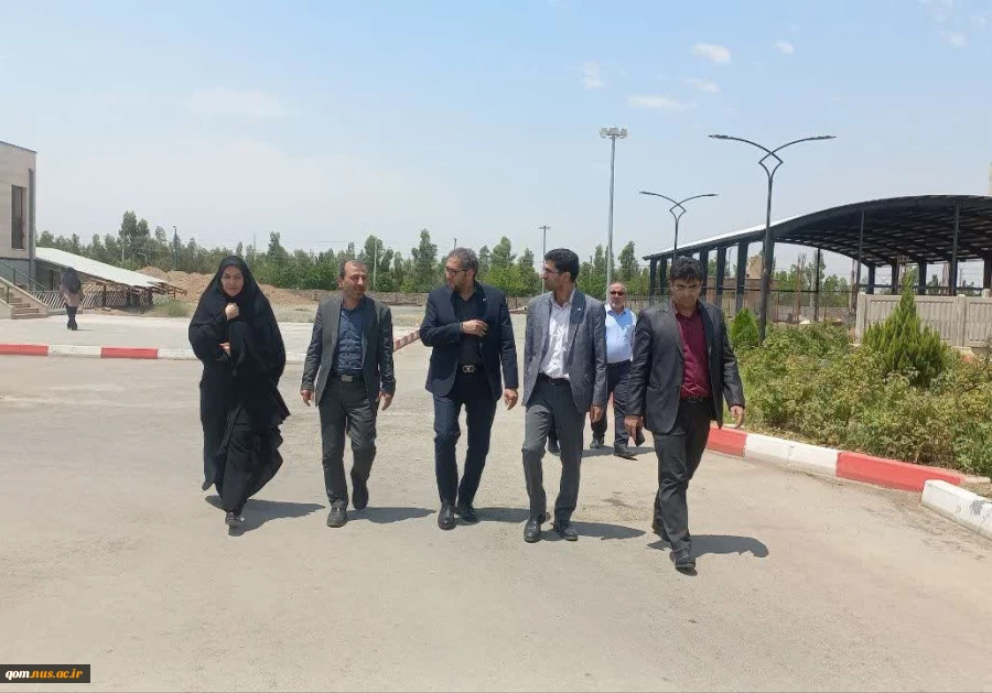 بازدید  مدیرعامل شرکت شهرک‌های صنعتی و معاون صنایع کوچک استان از دانشگاه ملی مهارت واحد استانی قم 2