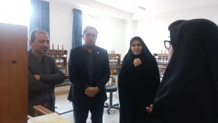 بازدید  مدیرعامل شرکت شهرک‌های صنعتی و معاون صنایع کوچک استان از دانشگاه ملی مهارت واحد استانی قم 5